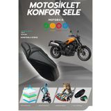 Motobros Honda CL 250 Uyumlu Konfor Sele Kılıfı Visco Sünger (YIRTILMAYA DAYANIKLI)