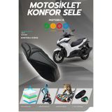 Motobros Kuba Vizy 50 Uyumlu Konfor Sele Kılıfı Visco Sünger (YIRTILMAYA DAYANIKLI)