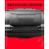Motobros Maxem Topcase Çanta Sırt Dayama Minderi Universal Premium Cırtlı Model - Standart - Siyah