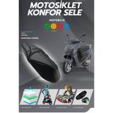 Motobros MONDİAL LAVİNİA 125 Konfor Sele Visco Sünger Sele Kılıfı Sele Örtüsü