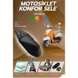 Motobros MONDİAL ZNU Konfor Sele Motosiklet Sele Kılıfı Visco Sünger Koltuk Kılıfı
