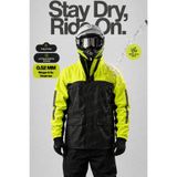 Motobros MOTORCU YAĞMURLUK MOTOSİKLET YAĞMURLUĞU NEON PREMİUM CEPLİ ASTARLI SU GEÇİRMEZ (GARANTİLİ ÜRÜN)