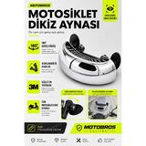Motobros Motosiklet Ayna Motor Aynası MOTOSİKLET DİKİZ AYNASI 180 DERECE GENİŞ AÇILI (UNIVERSAL)