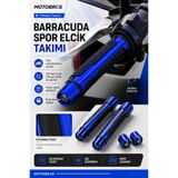Motobros Motosiklet Barracuda Mavi Spor Elcik Motor Elcik Motosiklet Aksesuar