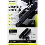 Motobros Motosiklet Barracuda Siyah Spor Elcik Motor Elcik Motosiklet Aksesuar