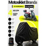 Motobros Motosiklet Branda Arora Mojito Siyah Su Geçirmez Ve Dayanıklı (EN KALIN) Kumaş Ömürlük Kullanım