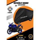 Motobros Motosiklet Branda Motosiklet ile uyumlu Yağmurluğu Siyah (Su Geçirmez) 2Xl