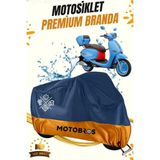 Motobros Motosiklet Brandası Arora Cappucino 50cc Motor Brandası Motor Örtüsü Su Geçirmez Paraşüt Kumaş UV Korumalı Premium