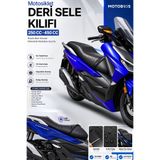 Motobros Motosiklet Deri Sele Kılıfı Motor Koltuk Kılıfı Maxi Scooter Yamaha Xmax Honda Forza - Honda Xmax - Honda ADV - Kuba Newcity Uyumlu. Leatherfit