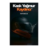 Motobros Motosiklet Kask Yağmur Kaydırıcı Hidrofobik Vizör Koruma Filmi – Su Itici Nano Kaplama Teknolojisi