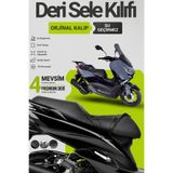 Motobros Motosiklet Koltuk Kılıfı Arora Max Pro Leatherfit Deri Motosiklet Sele Kılıfı Motor Sele Kılıfı Su Geçirmez