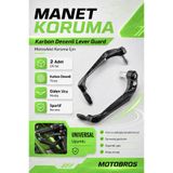 Motobros Motosiklet Motor Manet Koruma Siyah (karbon)