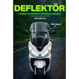 Motobros Motosiklet Ön Cam Motosiklet Deflektör Motor Ön Ek Cam Universal Çift Bağlantılı Asansörlü Deflektör