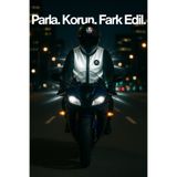 Motobros Motosiklet Reflektörlü Yelek - Motorcu Reflektör Yeleği Full 3m Reflektör (SU GEÇİRMEZ)