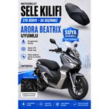 Motobros Motosiklet Sele Kılıfı ARORA BEATRİX Uyumlu Su Geçirmez Scooter Motor Koltuk Koruma Kılıfı Koltuk Örtüsü 270D