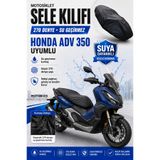 Motobros Motosiklet Sele Kılıfı Honda ADV 350 Uyumlu Su Geçirmez Scooter Motor Koltuk Koruma Kılıfı Koltuk Örtüsü 270D