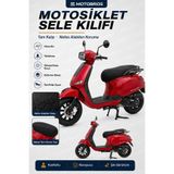 Motobros Motosiklet Sele Kılıfı MONDİAL 50 WİNG UYUMLU AirFit Hava Alan Terletmez Güneş Koruyucu Tam Kalıp Scooter Koltuk Kılıfı