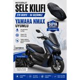 Motobros Motosiklet Sele Kılıfı YAMAHA NMAX Uyumlu Su Geçirmez Scooter Motor Koltuk Koruma Kılıfı Koltuk Örtüsü 270D