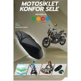 Motobros QJ MOTOR SRK 125S Konfor Sele Motosiklet Sele Kılıfı Visco Sünger Koltuk Kılıfı