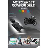 Motobros R25 Uyumlu Konfor Sele Ve Sele Kılıfı Visco Sünger