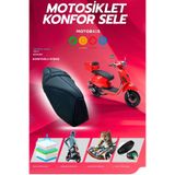 Motobros Rks Azure 50 / 50 Pro Konfor Sele Ve Sele Kılıfı Visco Sünger (KILIF HEDİYELİ)