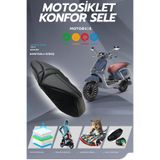 Motobros Rks Dark Blue 50 - 125 Konfor Sele Visco Sünger Sele Kılıfı Sele Örtüsü