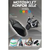 Motobros Rks Freccia 150 - 125 Uyumlu Konfor Sele Kılıfı Visco Sünger - (YIRTILMAYA DAYANIKLI)
