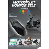 Motobros SYM ORBİT Konfor Sele Visco Sünger Sele Kılıfı Sele Örtüsü