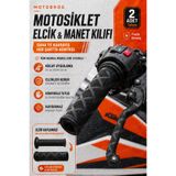 Motobros Universal Motosiklet Kauçuk Manet ve Elcik Kaplama Takımı Motorsiklet Elcik Sarmalı