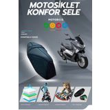 Motobros VOLTA APEC APX5 Uyumlu Konfor Sele Kılıfı Visco Sünger (YIRTILMAYA DAYANIKLI)