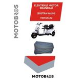 Motobros Volta Vm4 1500w 3 Tekerlekli 2 Kişilik Elektrikli Motosiklet Brandası Ömürlük Kullanım