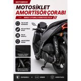 Motobros Yamaha Nmax Amortisör Çorabı Su Ve Çamur Geçirmez Reflektörlü