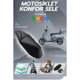 Motobros YUKİ BELLİNİ Konfor Sele Visco Sünger Sele Kılıfı Sele Örtüsü