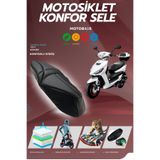 Motobros YUKİ Casper S 50 Konfor Sele Visco Sünger Sele Kılıfı Sele Örtüsü