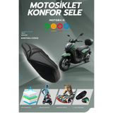 Motobros YUKİ Gentle 50 Konfor Sele Visco Sünger Sele Kılıfı Sele Örtüsü