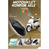 Motobros YUKİ Risotto 50 Konfor Sele Visco Sünger Sele Kılıfı Sele Örtüsü