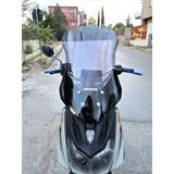 Motocam Altai F1 Max Ön Cam 2021-2026 Model 57 cm Füme Renkli 4 mm Motosiklet Rüzgarlık