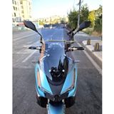 Motocam Apache Ventro 150 Ön Cam 2022-2026 Model 55 cm Füme Renkli 4 mm Kısa Motosiklet Rüzgarlık