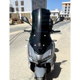 Motocam Apache Ventro 150 Ön Cam 2022-2026 Model 75 cm Siyah Renkli 4 mm Uzun Motosiklet Rüzgarlık