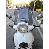 Motocam Aprilia Scarabeo 200 İe Siperlik 2008-2015 Model 35 cm Füme Renkli 4 mm Ön Cam