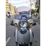 Motocam Aprilia Scarabeo 200 Ön Cam 45 cm 2002-2007 Model Füme Renkli 4 mm Motosiklet Rüzgarlık