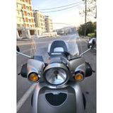 Motocam Aprilia Scarabeo 200 Ön Cam 45 cm 2002-2007 Model Şeffaf Renkli 4 mm Motosiklet Rüzgarlık