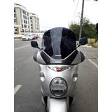 Motocam Aprilia Scarabeo 500 Ön Cam 49 cm 2003-2008 Model Siyah Renkli 4 mm Motosiklet Rüzgarlık
