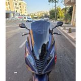 Motocam Arora GT 250 Ön Cam 2023-2026 Model 65 cm Siyah Renkli 4 mm Orijinal Boylu Motosiklet Rüzgarlık
