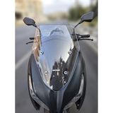 Motocam Arora Max Pro 125 Ön Cam 2023-2026 Model 43 cm Şeffaf Renkli 4 mm Sportif Motosiklet Rüzgarlık