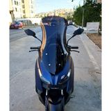 Motocam Arora Max Pro 125 Ön Cam 2023-2026 Model 65 cm Siyah Renkli 4 mm Orta Boylu Motosiklet Rüzgarlık