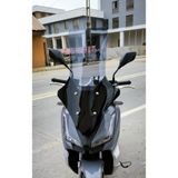 Motocam Arora Max T Easy 125 Ön Cam 2022-2026 Model 78 cm Füme Renkli 4 mm Uzun Motosiklet Rüzgarlık