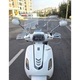 Motocam Arora Safari 125 Ön Cam 2021-2026 Model 37 cm Şeffaf Renkli 4 mm Elcikli Aparatsız Motosiklet Rüzgarlık