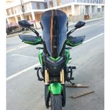 Motocam Bajaj Dominar 400 Ön Cam 2017-2026 Model 58 cm Siyah Renkli 4 mm Motosiklet Rüzgarlık