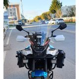 Motocam CF Moto 450 MT Ön Cam 2023-2026 Model 41 cm Şeffaf Renkli 4 mm Motosiklet Rüzgarlık